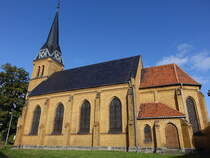 Opperode, evangelische St. Petrus Kirche, erbaut 1891 (28.09.2024)
