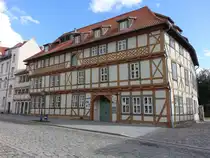 Quedlinburg, evangelisches Gemeindehaus in der Carl Ritter Stra�e (28.09.2024)