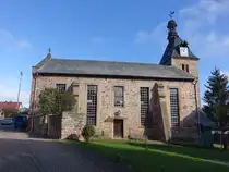 Steinthaleben, evangelische St. Dionysius Kirche, erbaut ab 1740 (29.09.2024)