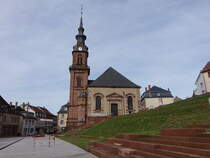 Bitche / Bitsch, Pfarrkirche St Catherine in der Rue du Marechal Foch, erbaut 1684 (13.10.2024)