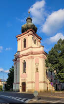 Kirche St. Wenzel und Blasius (Kostel sv. Vclava a sv. Blaeje) in Děčn (CZ).

🕓 20.8.2024 | 18:23 Uhr