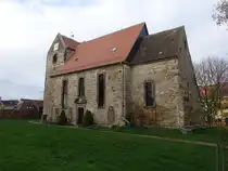 Oberw�nsch, evangelische St. Johannis Kirche, erbaut von 1720 bis 1722 (01.11.2024)