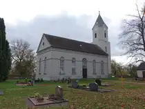 D�rrweitzschen, evangelische Kirche, erbaut von 1839 bis 1840 (02.11.2024)