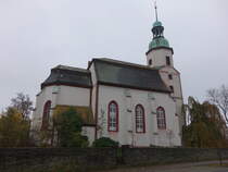Naunhof, evangelische Stadtkirche, erbaut um 1500 (02.11.2024)