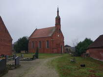 Pulspforde, evangelische St. Elisabeth Kirche, erbaut von 1871 bis 1872 (08.12.2024)