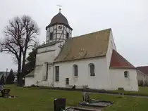 Falkenberg, evangelische Kirche, erbaut im 13. Jahrhundert (09.12.2024)
