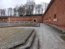 Neu-Ulm, Caponniere 6 der Bundesfestung im Glacis Park (16.03.2021)