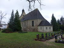 Globig, evangelische Kirche, erbaut im 13. Jahrhundert als Wehrkirche (10.12.2024)