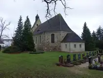 Globig, evangelische Kirche, erbaut im 13. Jahrhundert als Wehrkirche (10.12.2024)