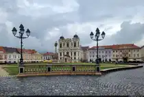 R�misch-katholische Kathedrale St. Georg auf dem Piața Unirii in Timișoara (RO). Davor steht die Dreifaltigkeitss�ule (Statuia Sf�nta Treime).

🕓 11.9.2024 | 15:17 Uhr