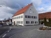 Markt Rettenbach, ehemaliges Amtshaus, erbaut im 16. Jahrhundert (11.01.2025)