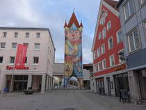 Mindelheim, oberes Tor oder Haberntor, erbaut um 1500 (11.01.2025)