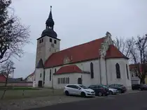 Gommern, evangelische St. Trinitatis Kirche, erbaut von 1692 bis 1714 (11.12.2024)