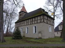 Thieen, evangelische Feldsteinkirche St. Pauli (11.12.2024)
