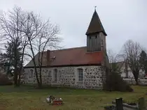 W�rpen, evangelische St. Martin Kirche, erbaut im 12. Jahrhundert, Dachreiter von 1678 (11.12.2024)