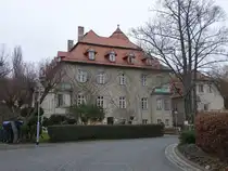Gro�paschleben, Wasserschloss, erbaut von 1706 bis 1707 durch die Familie von Wuthenau (12.12.2024)