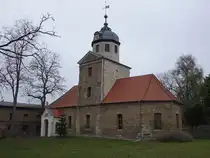 Wohlsdorf, evangelische Meditationskirche, erbaut im 16. Jahrhundert (12.12.2024)