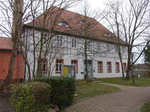 Bad Dben, Pfarrhaus von 1710 am Kirchplatz (13.12.2024)