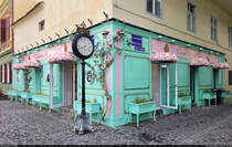 Caf in Mintgrn: „Cofetaria Alina“ an der Strada Cetății in Sibiu (RO).

🕓 13.9.2024 | 16:40 Uhr