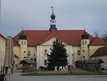 Hohenprie�nitz, Barockschloss, erbaut von 1702 bis 1704 unter Anton Albrecht Freiherr von Imhoff (13.12.2024)