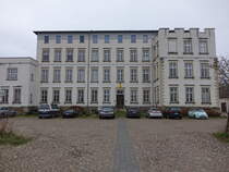 Ltzschena, Schloss im Schloweg, erbaut 1864 (14.12.2024)