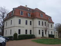 Herrenhaus des Rittergut Wahren, erbaut im 18. Jahrhundert (14.12.2024)