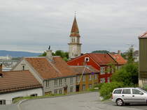 Trondheim, Holzhuser in der Kirkegata (27.06.2013)