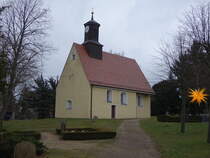Ochsensaal, evangelische Kirche, romanische Saalkirche, erbaut im 12. Jahrhundert (15.12.2024)