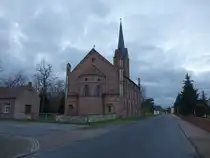 Elster (Elbe), evangelische Kirche, erbaut von 1867 bis 1871 (16.12.2024)