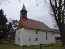 Kreischau, evangelische Kirche, erbaut im 14. Jahrhundert (16.12.2024)