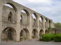 San Antonio, Kreuzgang in der Mission San Jos� y San Miguel de Aguayo (17.03.2007)