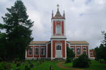 Tervola, neue Pfarrkirche, erbaut 1864 in Holzbauweise (06.07.2013)