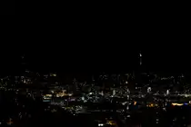 Die Landeshauptstadt Stuttgart und ihr n�chtliches Lichtermehr samt Fernsehturm 02.10.2016