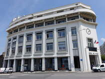 Biarritz, Rathaus Hotel de Ville an der Avenue Joseph Petit (26.07.2018)