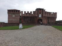 Soncino, Rocca, erbaut ab 1536 durch den Grafen Stampa (29.09.2018)