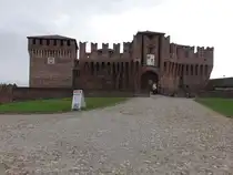 Soncino, Rocca, erbaut ab 1536 durch den Grafen Stampa (29.09.2018)