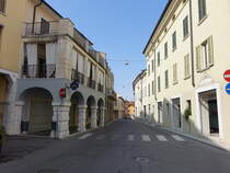 Verolanuova, Huser in der Via Luigi Semenza (29.09.2018)