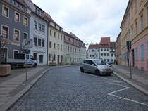Torgau, historische Huser am Fleischmarkt (17.12.2024)