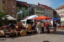 Mnsterplatz - An besonderen Festen auf dem Marktplatz wird auch schon mal frisches Bier gebraut, das jeden Biertrinker erfreut und auch die Kunden sehr zu schtzen wissen. 30.9.2006 