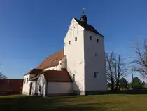 Schirmenitz, evangelische Kirche, erbaut im 13. Jahrhundert (17.12.2024)