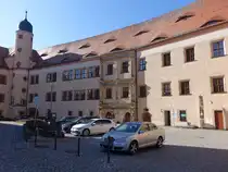 Dippoldiswalde, Schloss, erbaut ab dem 12. Jahrhundert als Markgrafenburg, ver�ndert im 17. Jahrhundert (28.03.2025)