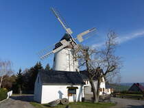 Possendorf, Windmhle, erbaut 1691, in Betrieb bis 1990 (28.03.2025)