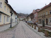 Bad Gottleuba, Huser in der Knigstrae (28.03.2025)