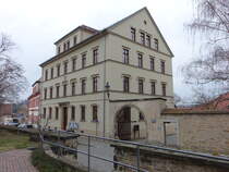 Dohna, Rathaus am Markt, erbaut um 1850 (29.03.2025)