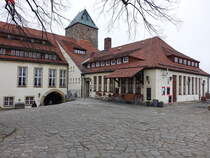 Hohnstein, oberer Burghof mit Burgschnke (29.03.2025)