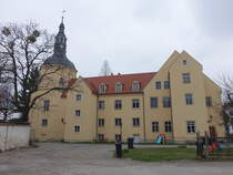 Schloss Zehista, erbaut im 17. Jahrhundert, Hauskirche von 1742 (29.03.2025)