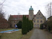 Schloss Helmsdorf, erbaut 1597, Ausbau zum Rittergut durch den Bergrat Melchior Albhart (30.03.2025)