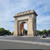 Unter anderem deswegen trgt Bukarest den Beinamen  Paris des Ostens :
Der 1936 erbaute Triumphbogen (Arcul de Triumf) im Norden von București (RO).

🕓 17.9.2024 | 14:31 Uhr