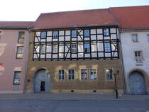 Aschersleben, Gasthaus Grner Baum in einem stattlichen Brgerhaus von 1553 (12.04.2025)