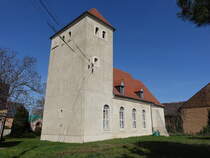 Grozberitz, evangelische Kirche, erbaut ab 1603 (12.04.2025)